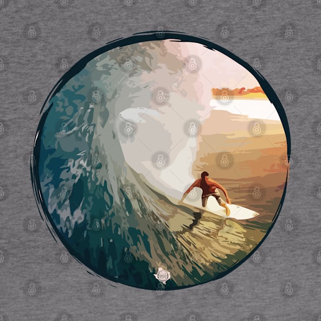 Texas Style Lone Surfer by CamcoGraphics